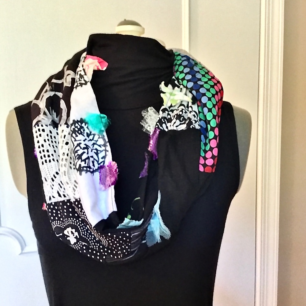 Meg Staley Handmade Art-to-Wear scarf